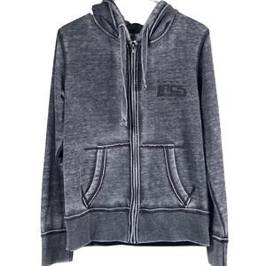 J. America Womens Hoodie Jacket Size Small Sweatshirt Long Sleeve Full Zip